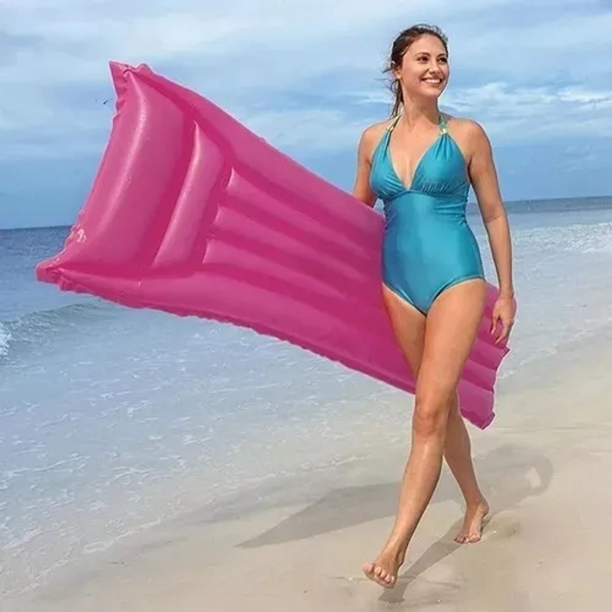 GENERICO - Flotador Colchoneta Cama Inflable Para Piscina