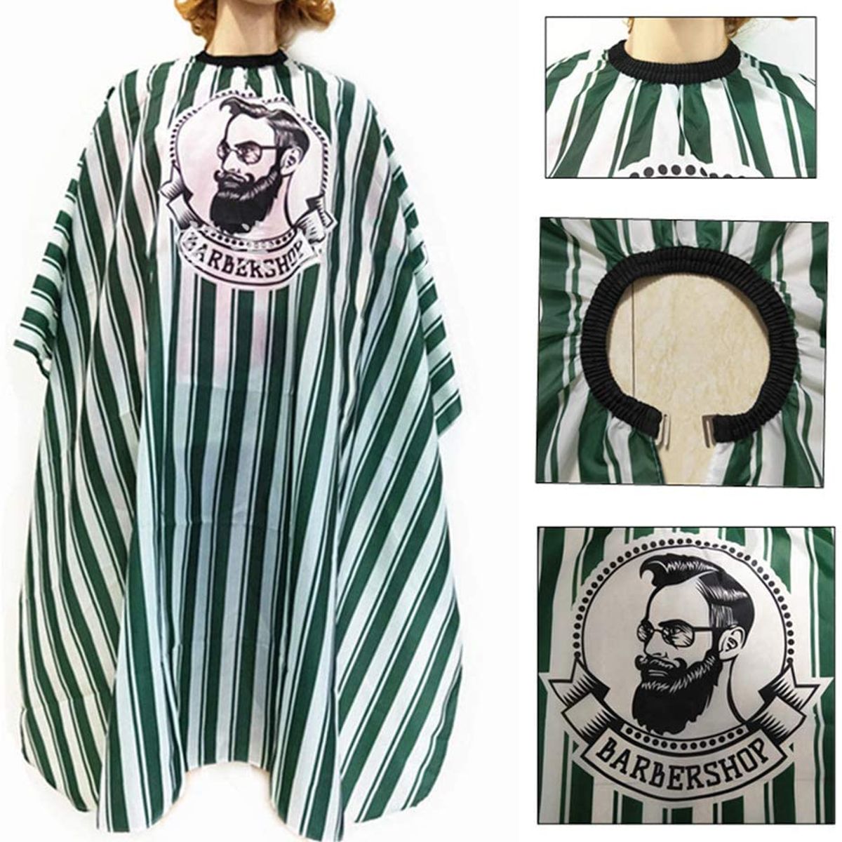 GENERICO - Capas De Corte Cabello Grande Ajustables Barberia Peluqueria Largas.