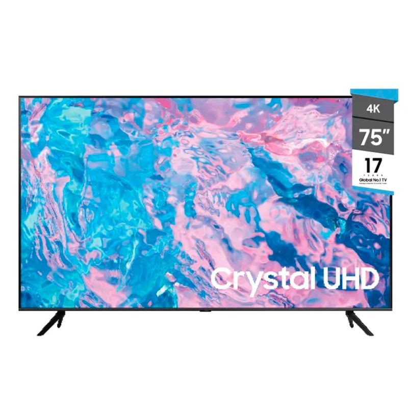 SAMSUNG - Smart TV LED Samsung 75" UHD Crystal 4K UN75CU7000