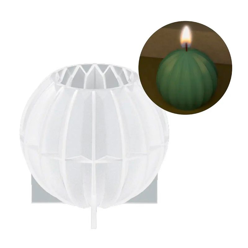 GENERICO - Molde De Silicona Para Velas Y Jabones Con Forma De Esfera
