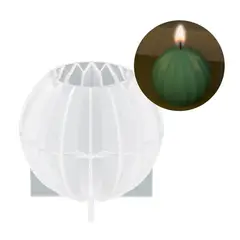 GENERICO - Molde De Silicona Para Velas Y Jabones Con Forma De Esfera