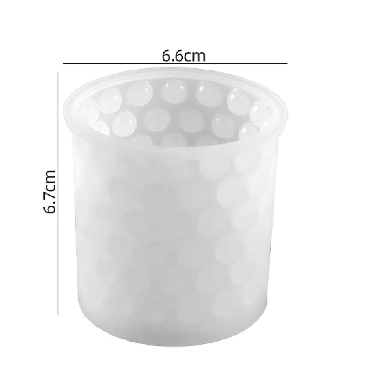 GENERICO - Molde De Silicona Para Velas Y Jabones Con Forma De Cilindro