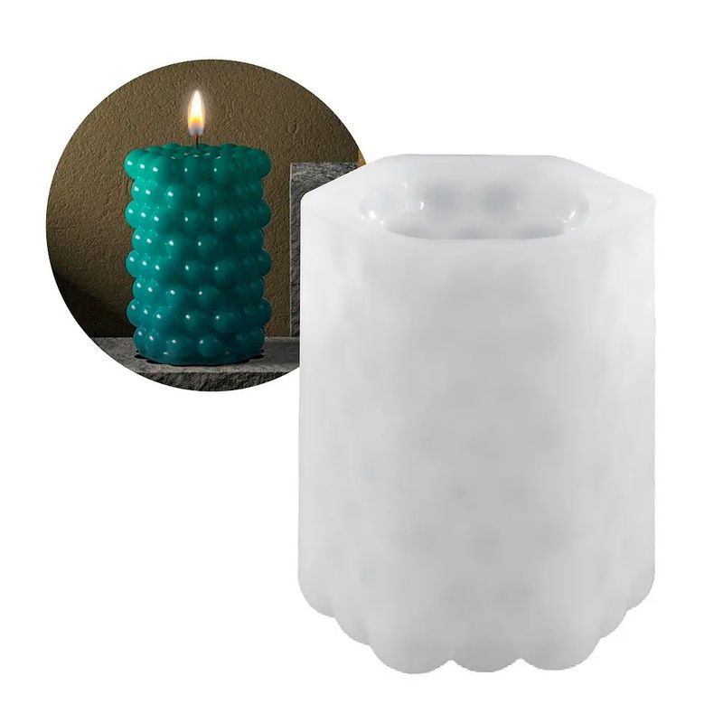 GENERICO - Molde De Silicona Para Velas Y Jabones Con Forma Hexagonal