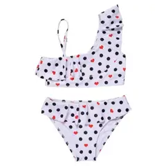 JUMP KIDS - Traje de Baño 2 piezas Bikini Niña Lunares.