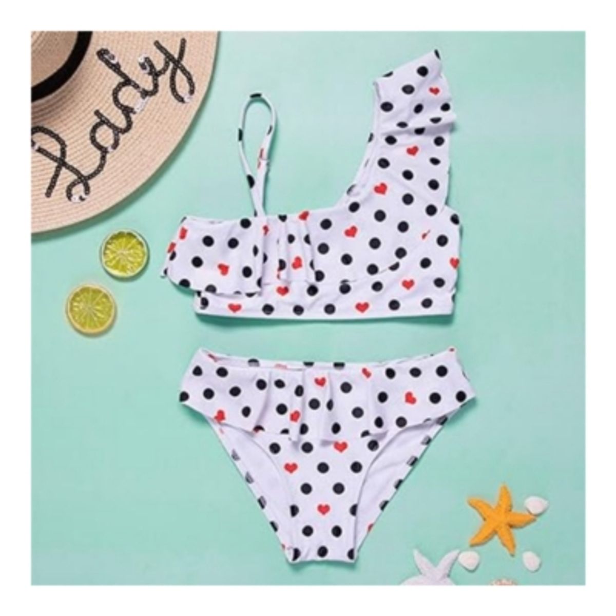 JUMP KIDS - Traje de Baño 2 piezas Bikini Niña Jump Kids Lunares.