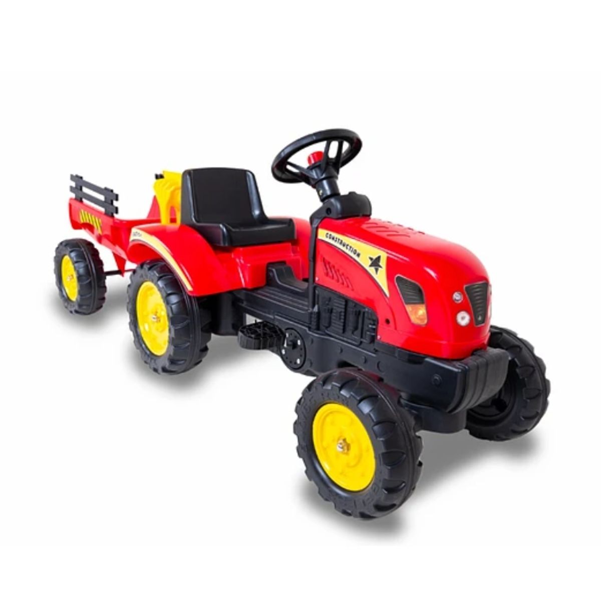 KIDSCOOL - Go Kart Tractor Con Carro Rojo