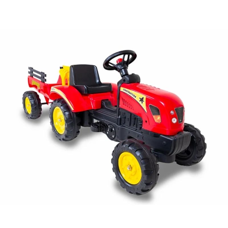 KIDSCOOL - GO KART TRACTOR CON CARRO ROJO - KIDSCOOL - 3001