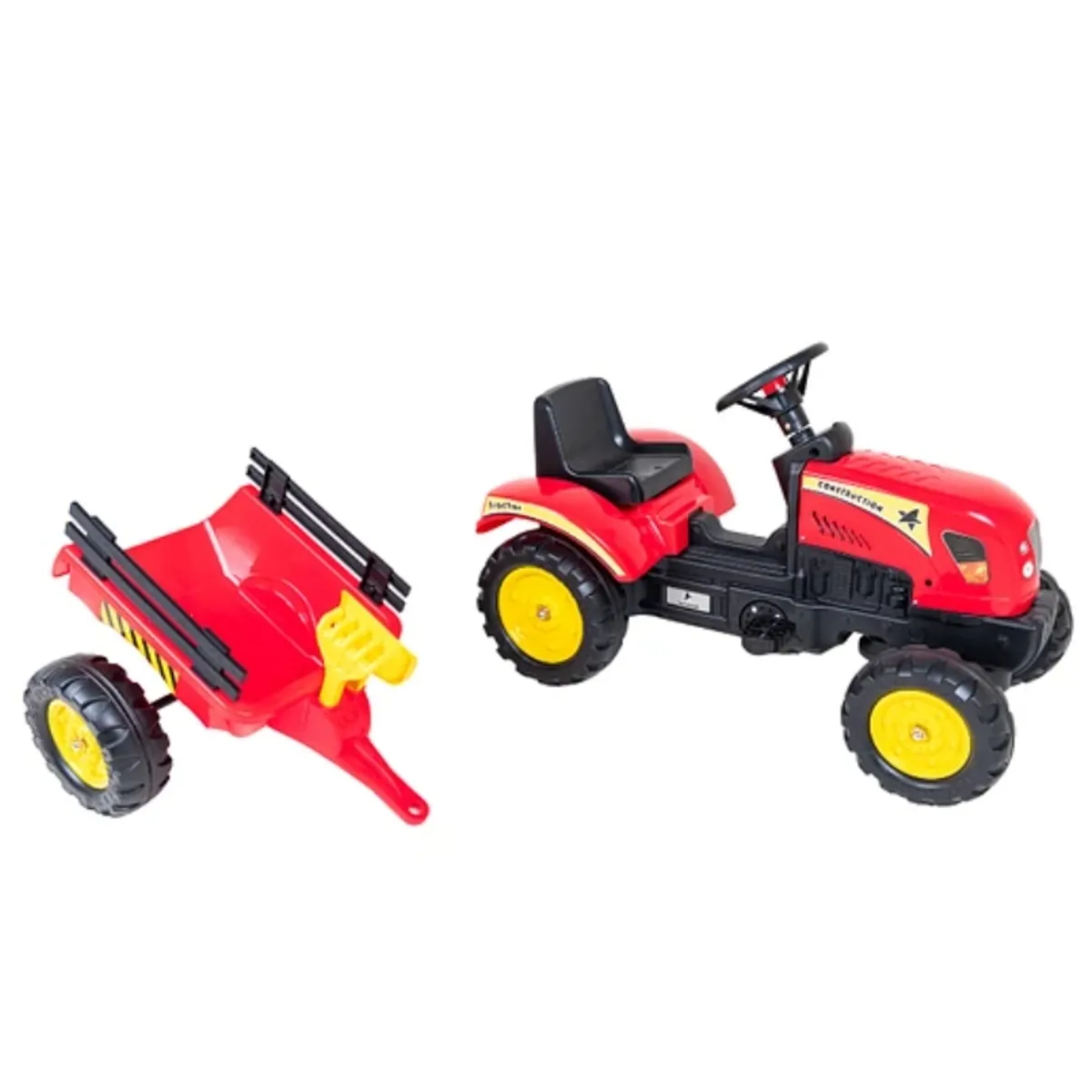 KIDSCOOL - Go Kart Tractor Con Carro Rojo