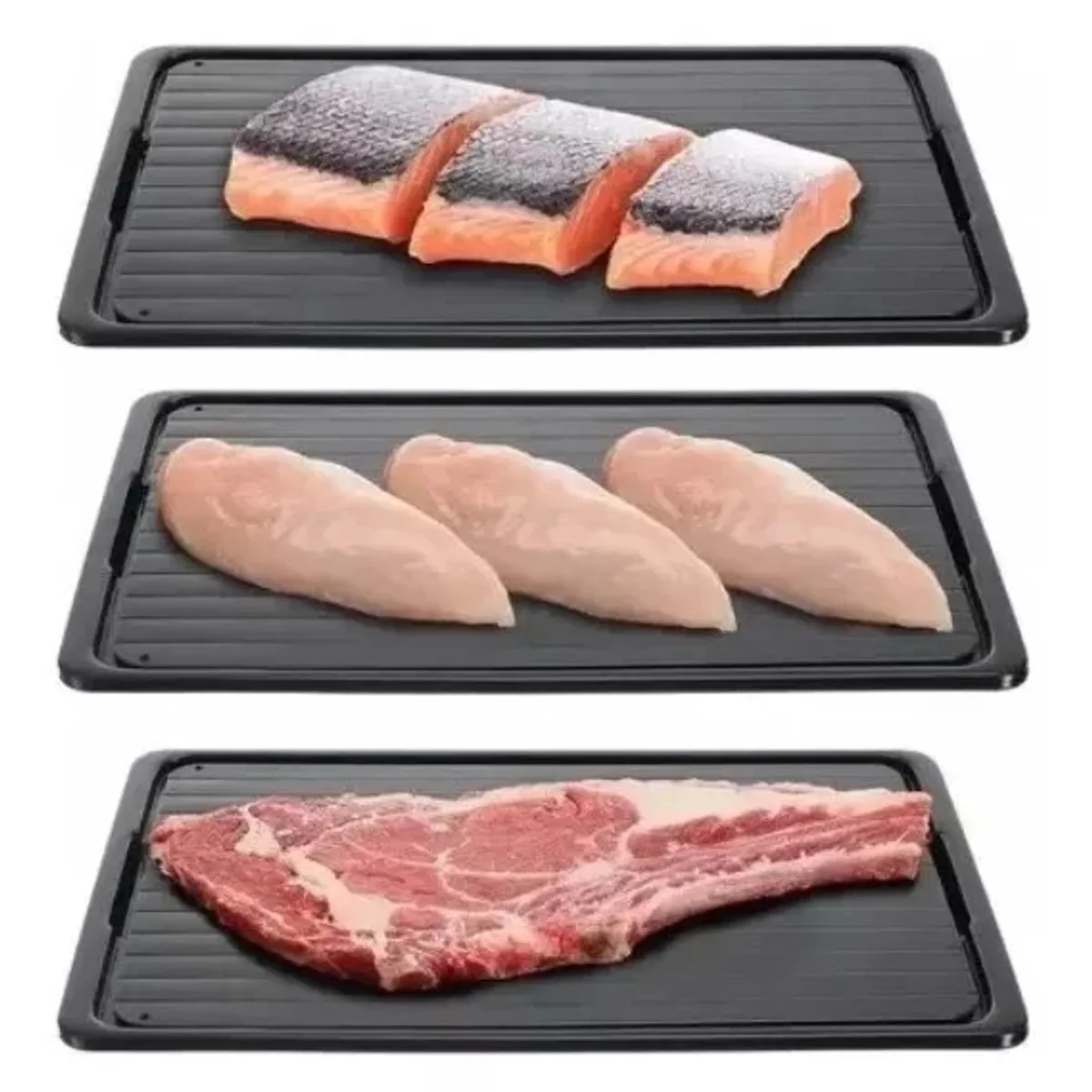 GENERICO - Bandeja Para Descongelar Alimentos Manera Rápida