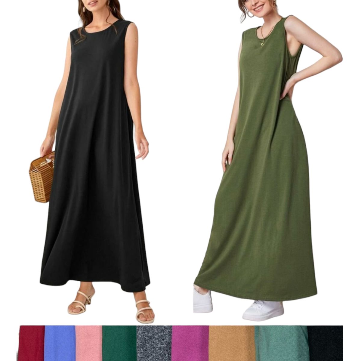 AGW - Vestido Mujer Extra Largo