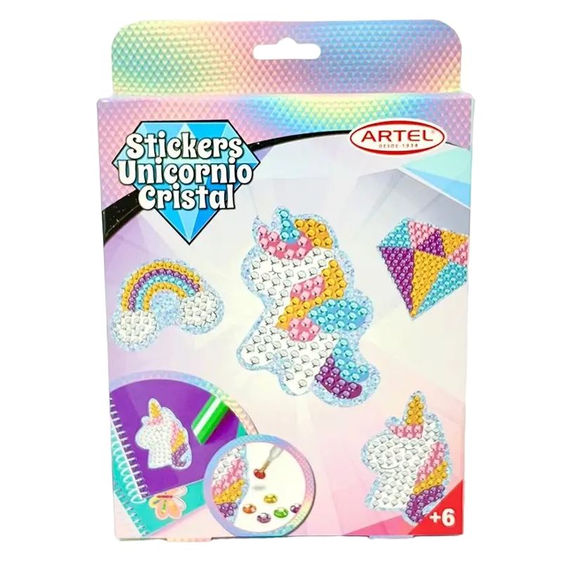 ARTEL - Set Pinta con Diamantes Stickers Unicornio
