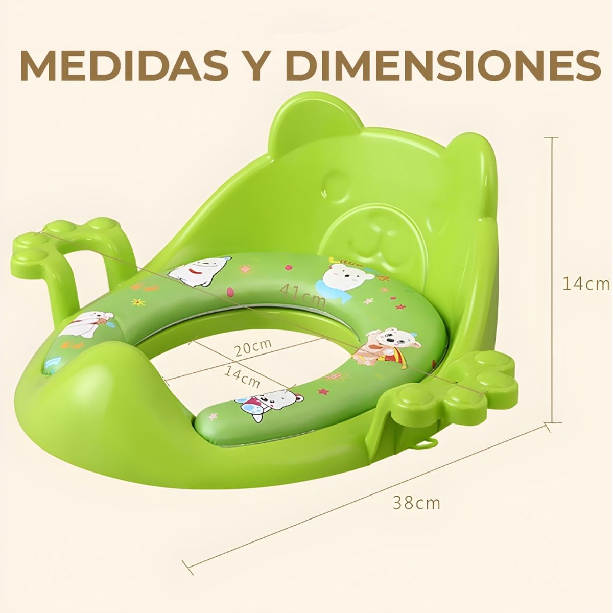 GENERICO - Asiento Adaptador Para Inodoro Wc Entrenamiento Niños Niñas