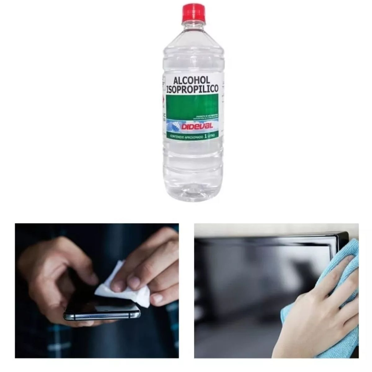 GENERICO - Alcohol Isopropílico 99,7% - Bidon 5 Litros Dideval