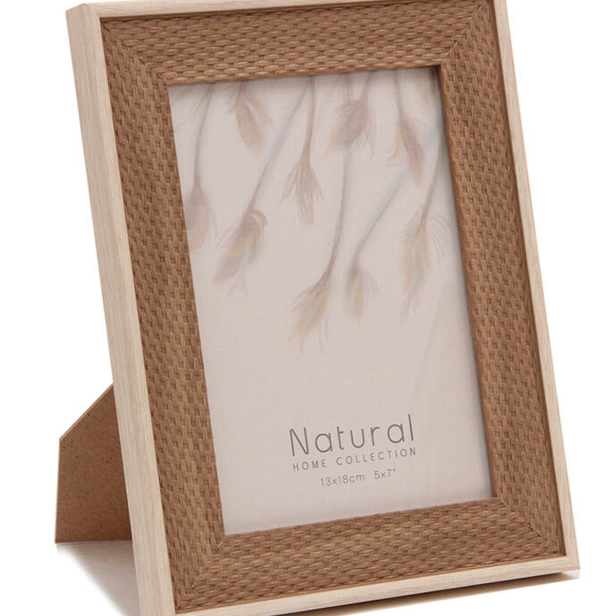 VGO - Marco plastico simil ratan 13x18 Beige