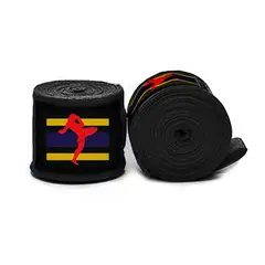 GENERICO - Vendas Boxeo - Par - Wraps 5cm X 25mt - Negras - Poliéster