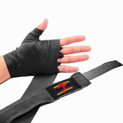 Imagen 2 del producto Vendas Boxeo - Par - Wraps 5cm X 25mt - Negras - Poliéster