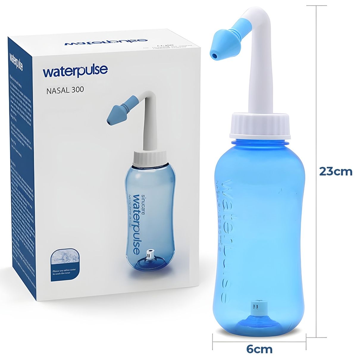 GENERICO - Limpiador Nasal Irrigador Lavado Rinitis Sinusitis 300ml.