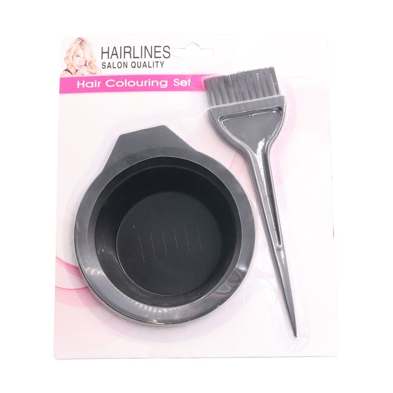 COSMETICAVAL - Kit Pocillo y Brocha para Coloración Tintura Peluquería.