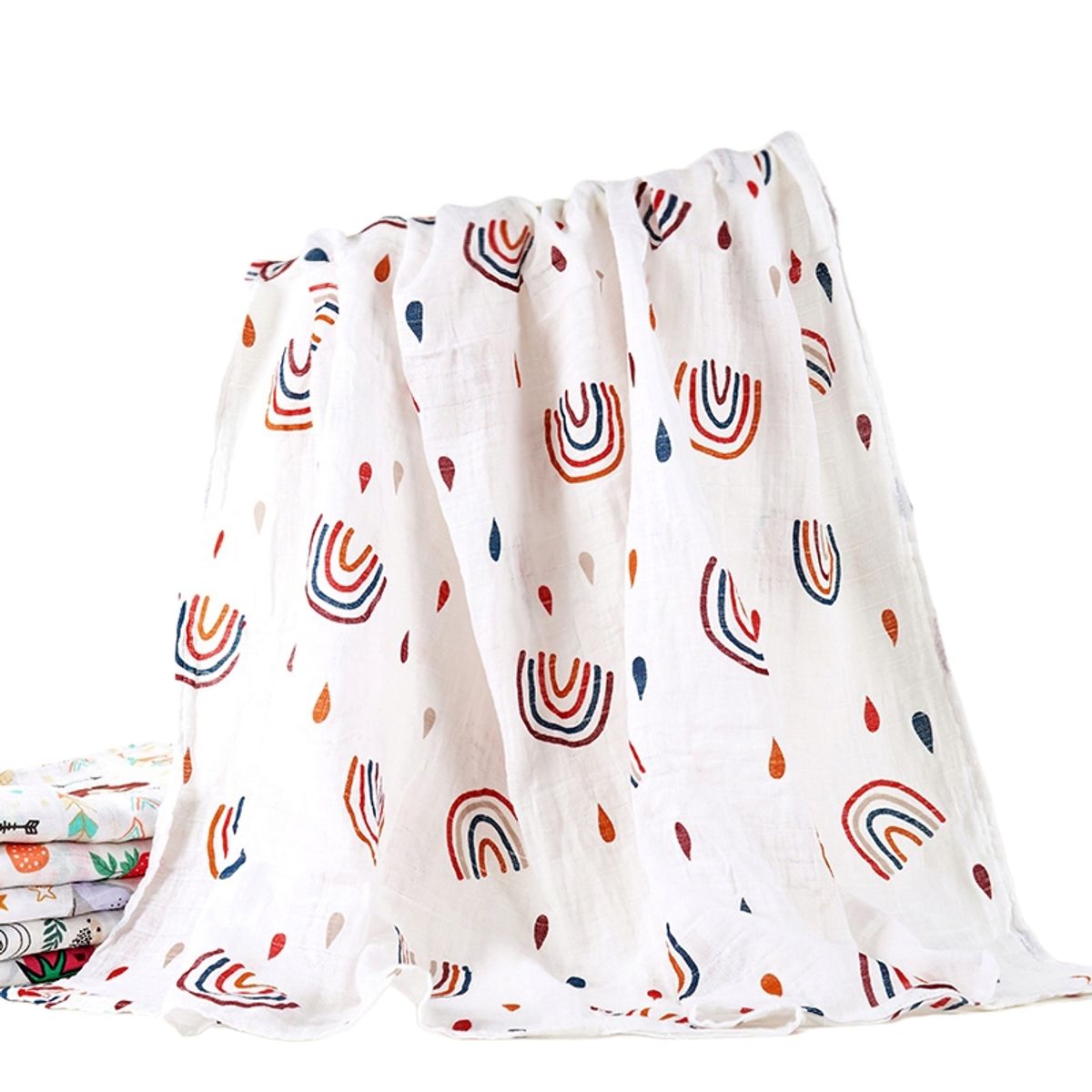 RELMU BB - Tuto, Muselina, Swaddle De Algodón Orgánico 120 Cms X110 Cms