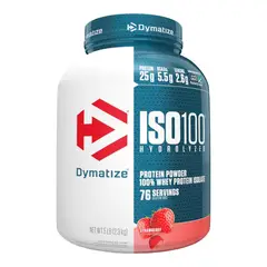 DYMATIZE - ISO 100 5 LB STRAWBERRY - DYMATIZE.
