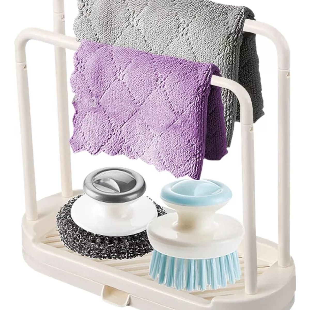 GENERICO - Rack Organizador De Esponja Y Paño De Cocina