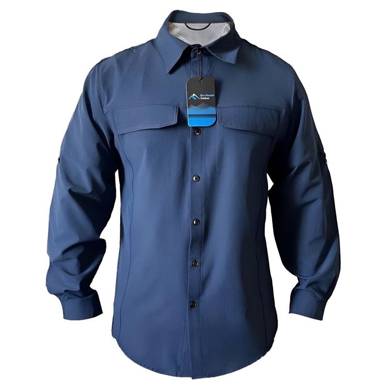 BLUE MOUNTAIN - Camisa Outdoor Secado Rapido Hombre Upf50
