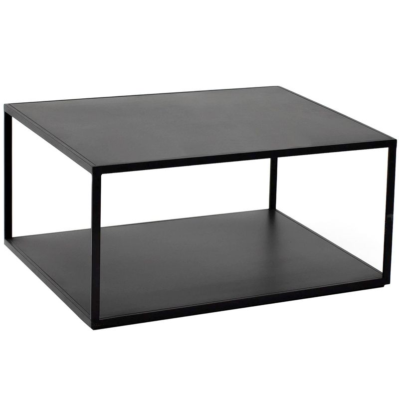 LIVING MARKET - Mesa de centro Kolding Negra Hand Made