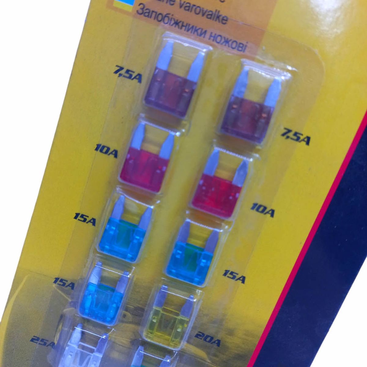 GENERICO - Set Fusible Electicos 12v Auto Moto Mini 12un.