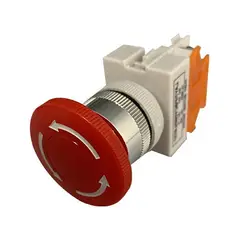 STANFORD - - Interruptor de Parada de Emergencia Pulsador Tipo Hongo IP40 22mm Rojo