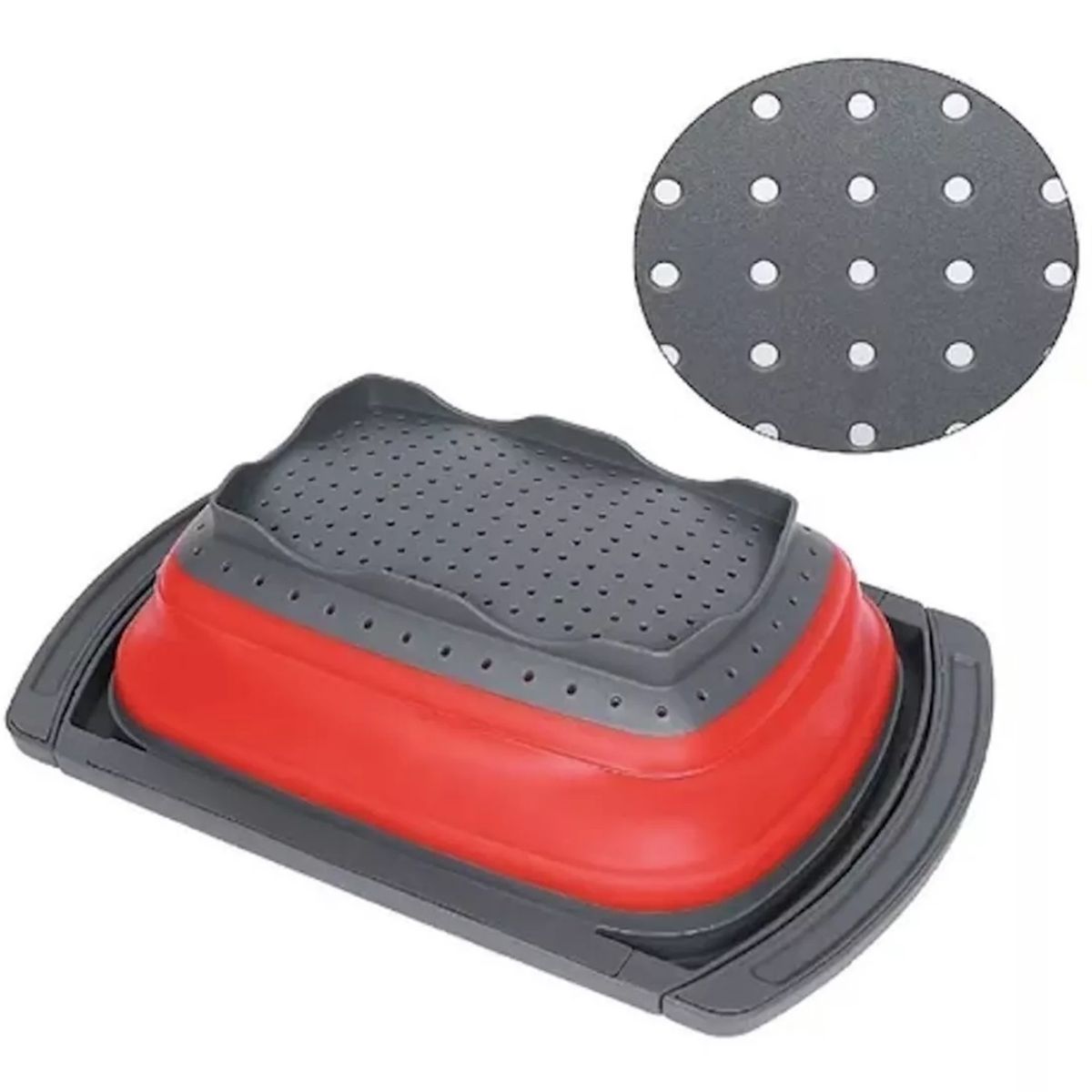 GENERICO - Colador Plegable Extensible Encima Fregadero Fruta Vegetal