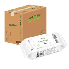 NATEEN - Toallas Humedas bebe caja 12 paquetes80un