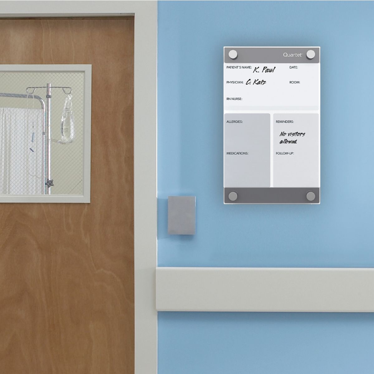 QUARTET - Señalética Display de Vidrio 28 x 43 cm - Quartet QUARTET