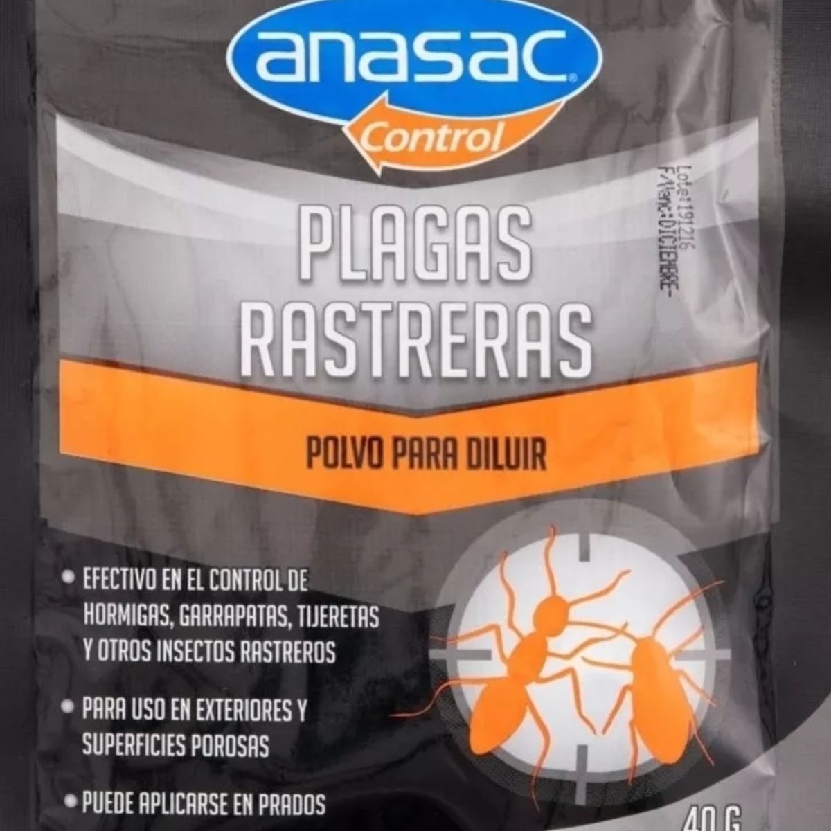 ANASAC - Plagas Rastreras Zecto Anasac 40gr