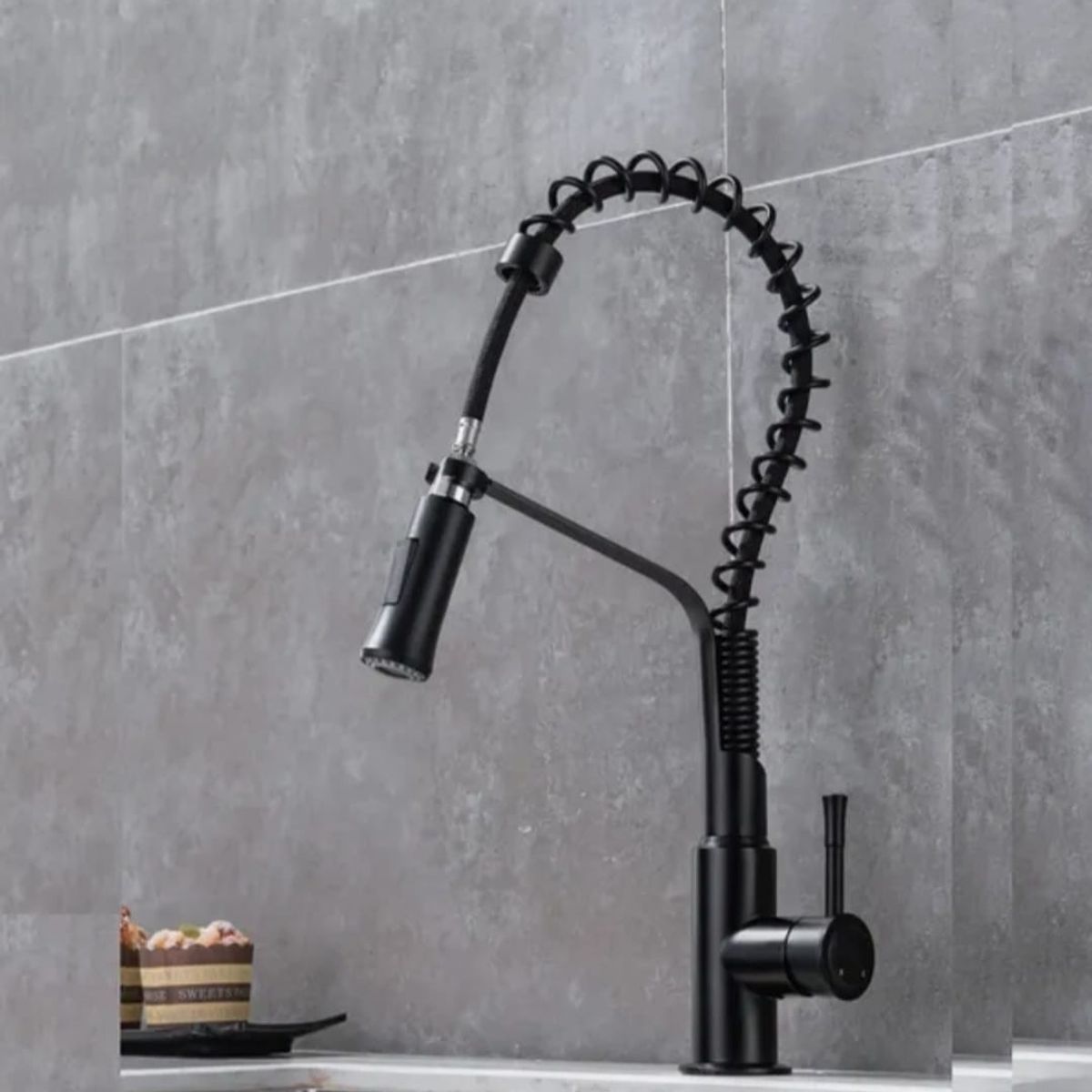 GENERICO - Llave Monomando Lavaplatos Retráctil Modern Prof 1420B FK