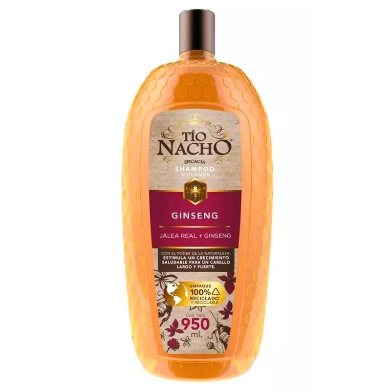 TIO NACHO - Shampoo anti caida ginseng 950ml tio nacho.