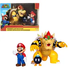 INTEK GAMES - Súper Mario Set Batalla De Lava De Bowser