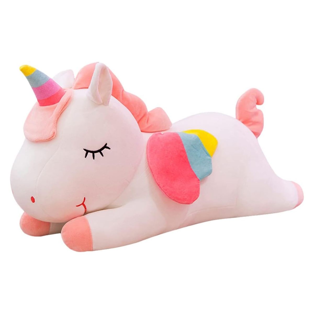 KUANGYE - Peluche Unicornio De Felpa Almohada Cojín Juguete 40 Cm