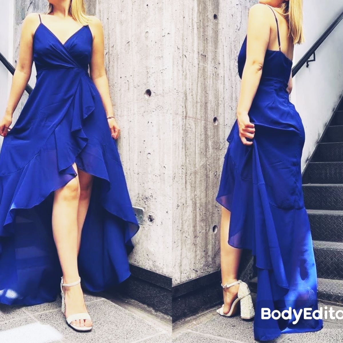 LUNA - Vestido De Fiesta Lusmila Azul