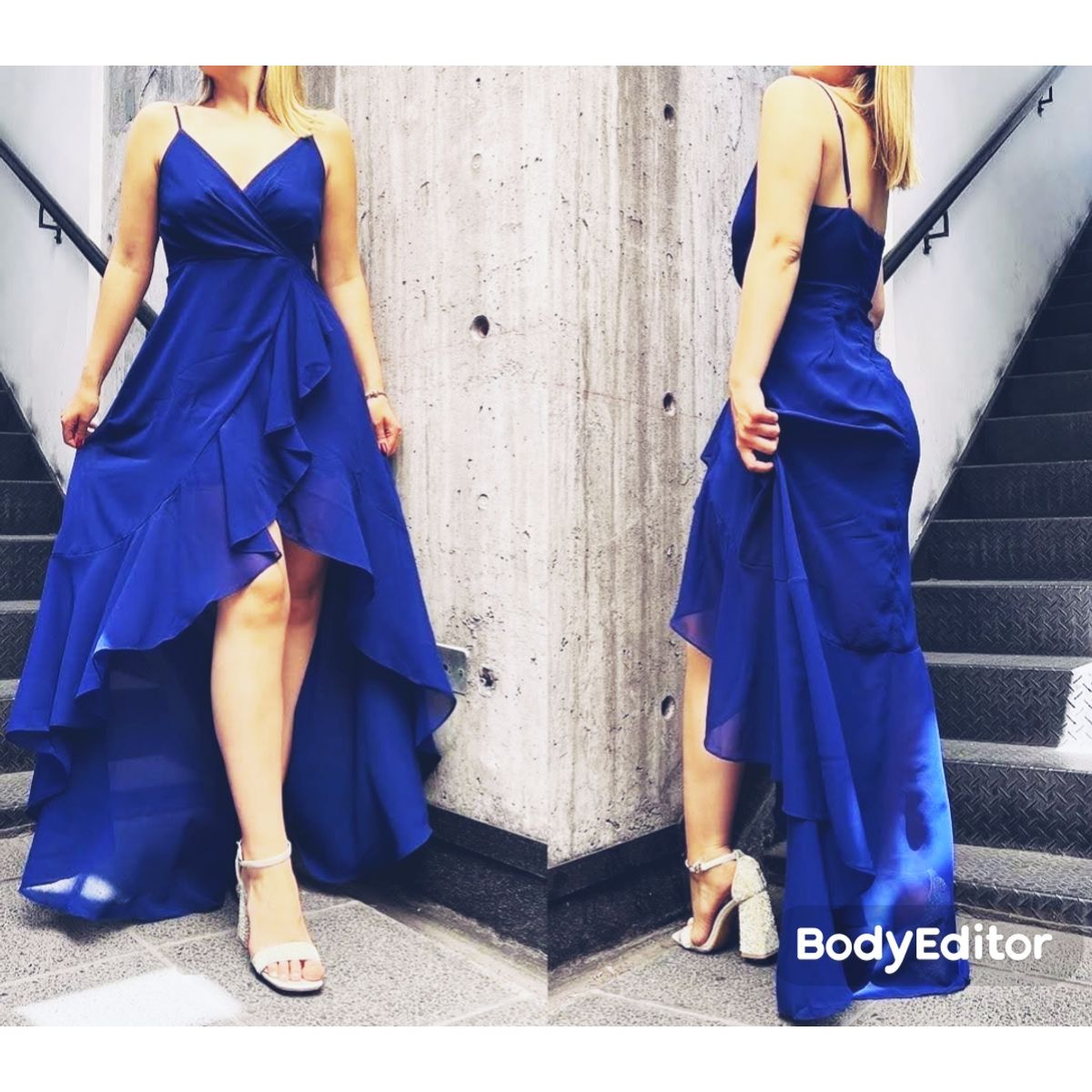 LUNA - Vestido De Fiesta Lusmila Azul