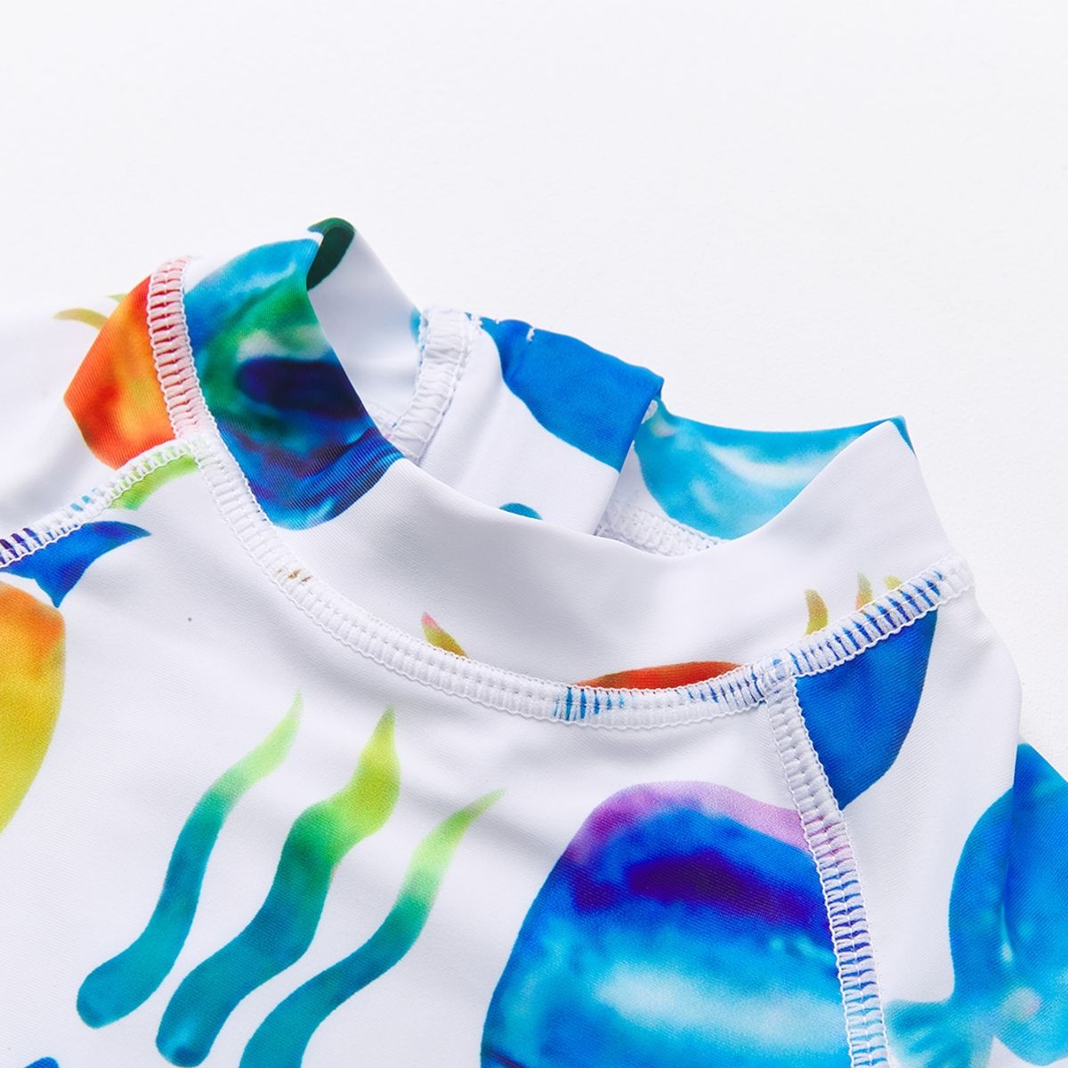 AGREEONE - Traje de Baño Manga Corta Protección Solar UV para Bebé Niño.