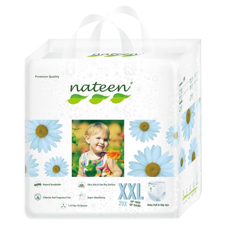 NATEEN - Pañal Bebe Pants (Pull up) Talla XXL - 20 un