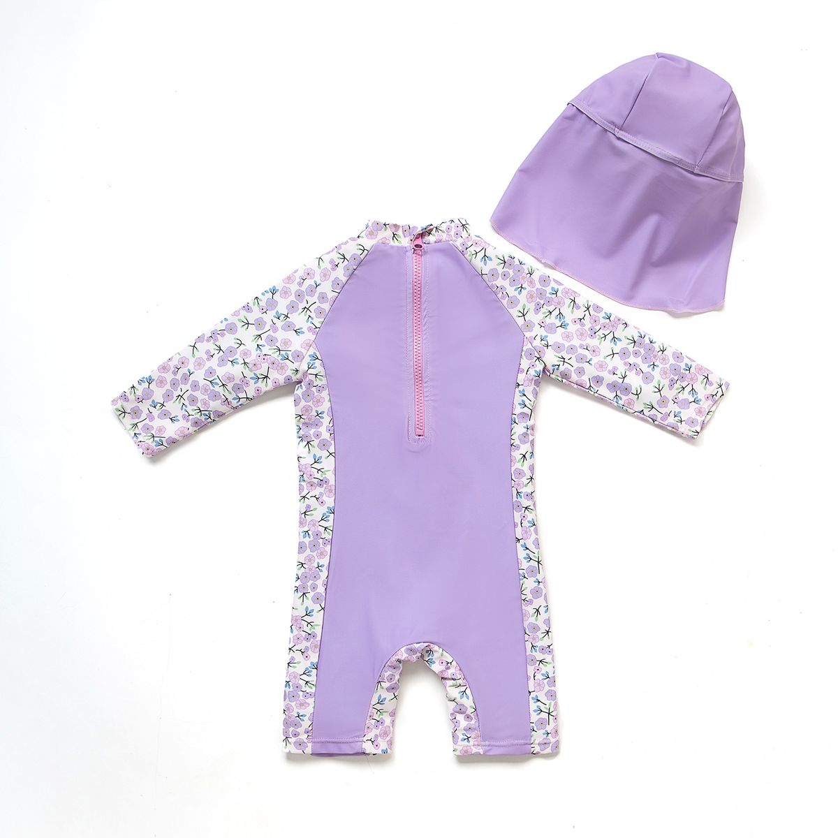 AGREEONE - Traje de Baño Manga 34 Protección Solar UV para Bebé Niñas.