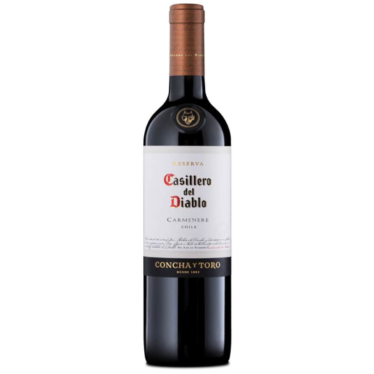 CASILLERO DEL DIABLO - Vino Casillero Del Diablo Reserva Carmenere 13,5° 750cc