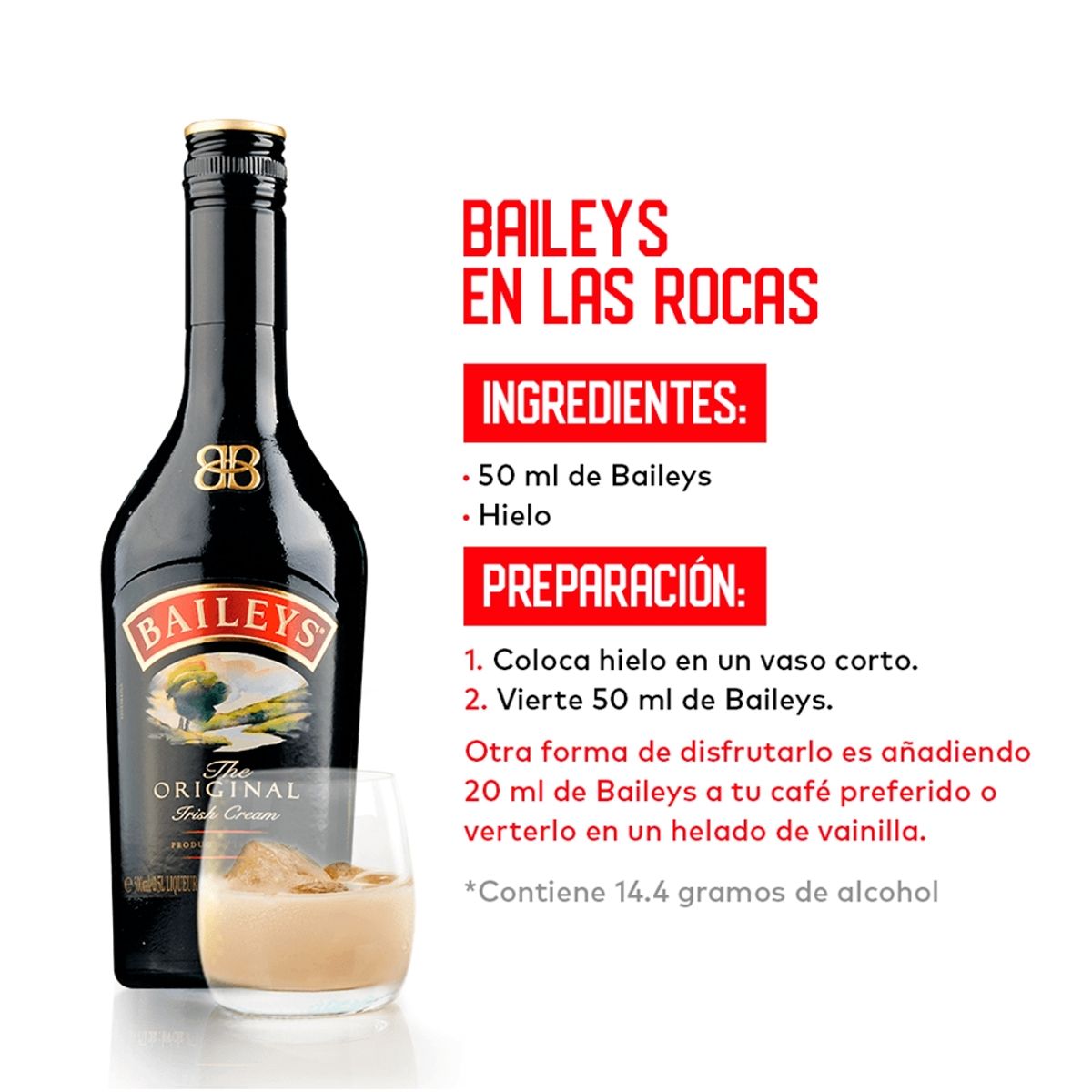 BAILEYS - Licor Baileys 17° 750Cc