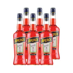 APEROL - 6x Licor Aperitivo 11° 750cc