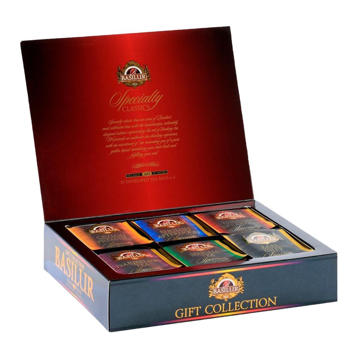BASILUR - Te Classic Surtido 60 Bolsas - Basilur