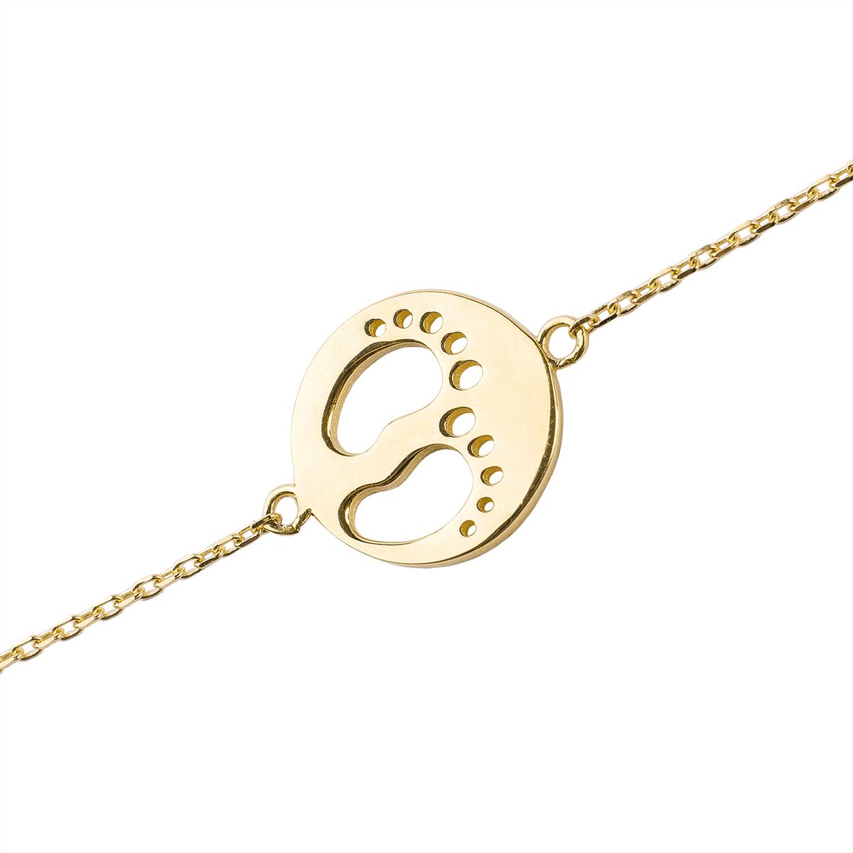 JB JOYAS BARON - Pulsera de Oro 18kt Modelo Patitas