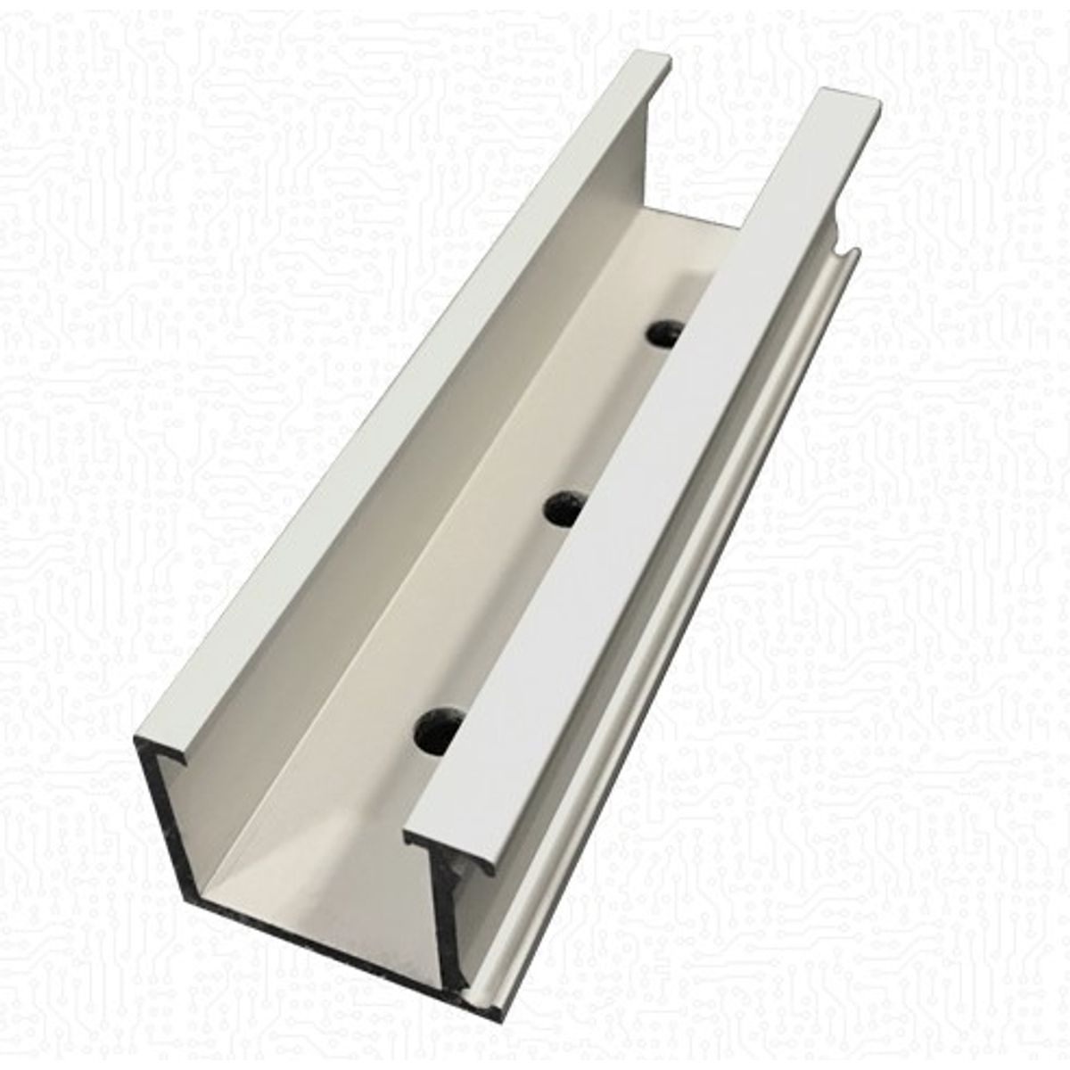 GENERICO - Kit estructura de Riel para 1 Panel solar