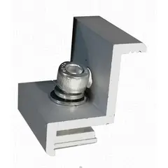 GENERICO - Kit estructura de riel para 3 Paneles solar