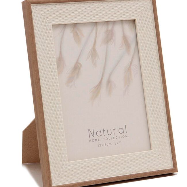 VGO - Marco plastico simil ratan 20x25 Café